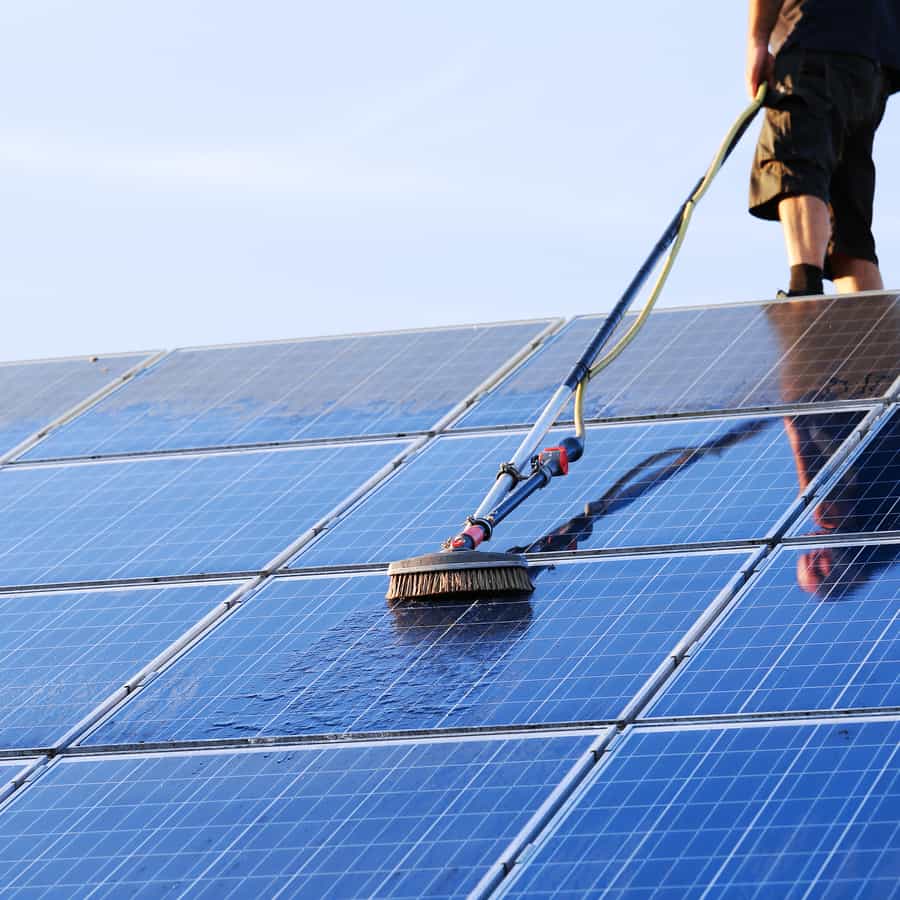 Solar Panel cleaning in Washington Shores, FL