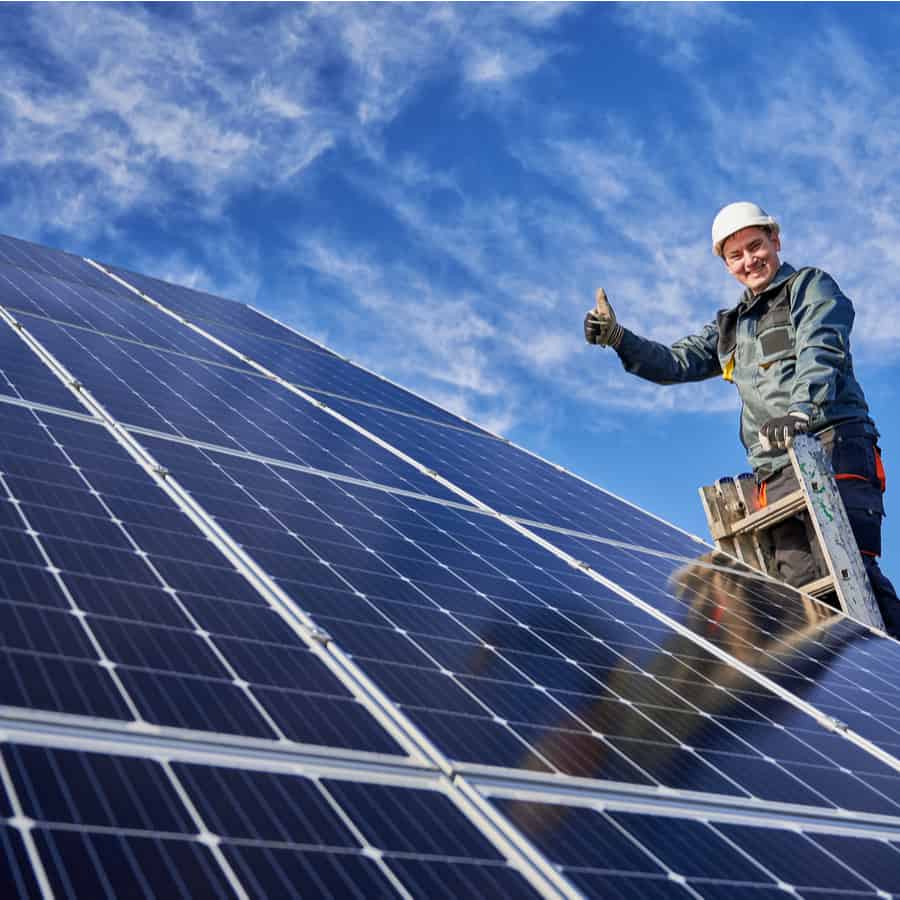 Solar Panel worker in LaVina, FL