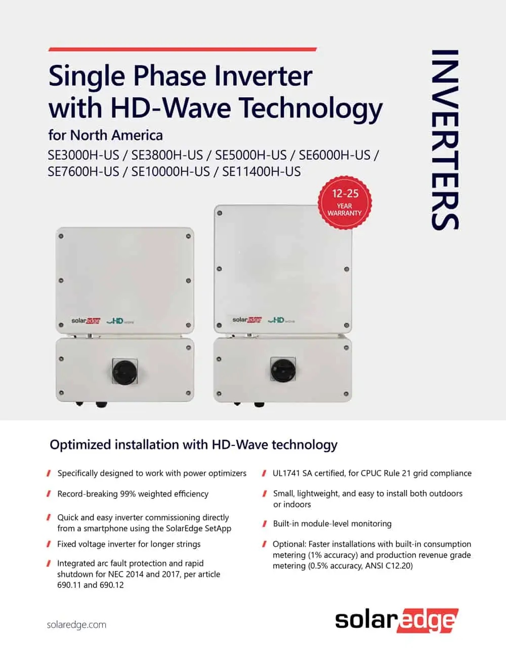 Solar Edge Solar Inverters