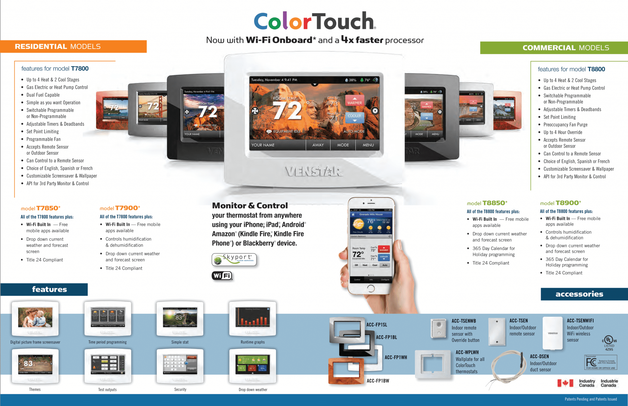color touch Thermostat